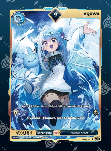 Aquwa Rare Trading Card