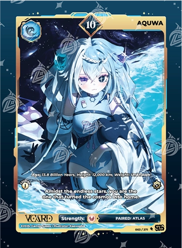 Aquwa Ultra Rare Trading Card